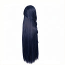 Adult Girls Blue Archive Ryuuge Kisaki Swimsuit Cosplay Wig Navy Blue Long Hair
