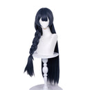 Adult Girls Blue Archive Ryuuge Kisaki Swimsuit Cosplay Wig Navy Blue Long Hair