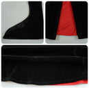 Adult Girls Morticia Cosplay Bell Sleeve Black Trumpet Dress - AwwwCos