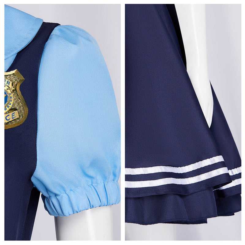 Adult Girls Movie Anime Judy Hopps Rabbit Cosplay Costume School Uniform - AwwwCos