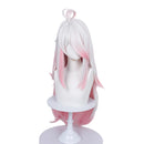 Adult Girls Roco Kingdom: World Iris Cosplay Wig White Pink Long Hair