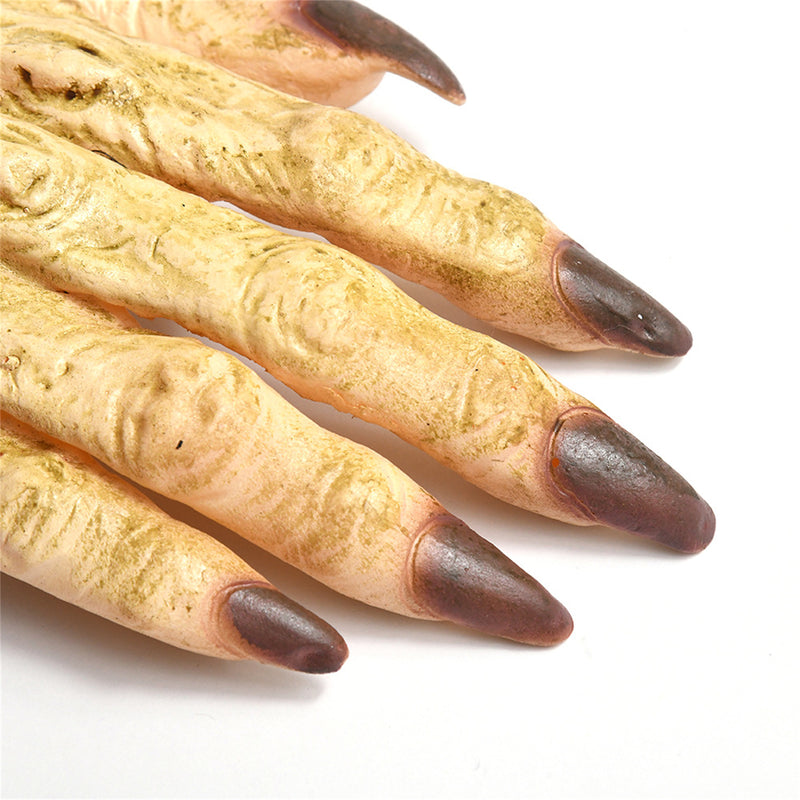 Adult Halloween Monster Zombie Hands Cosplay Prop Party Decorations Gloves - AwwwCos