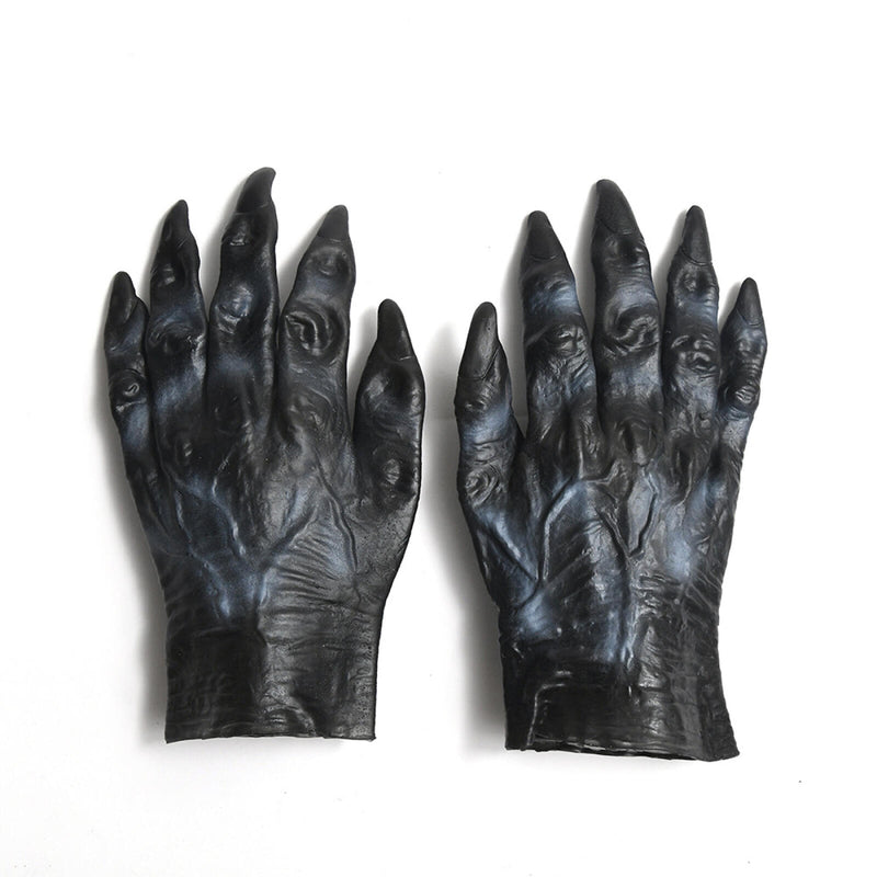 Adult Halloween Monster Zombie Hands Cosplay Prop Party Decorations Gloves - AwwwCos