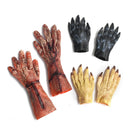Adult Halloween Monster Zombie Hands Cosplay Prop Party Decorations Gloves - AwwwCos