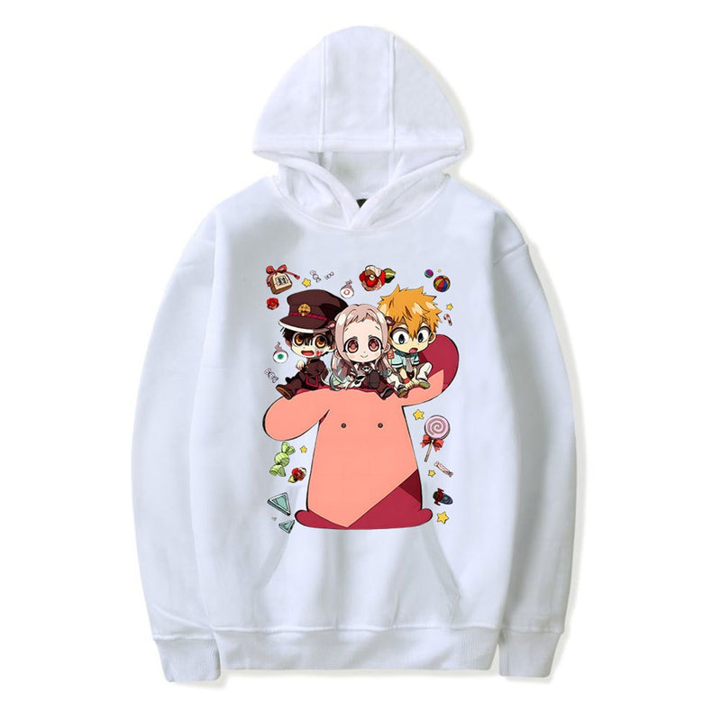 Adult Hanako Kun Cosplay Yugi Tsukasa Costume Cartoon Print Hoodie - AwwwCos