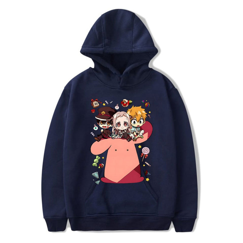 Adult Hanako Kun Cosplay Yugi Tsukasa Costume Cartoon Print Hoodie - AwwwCos