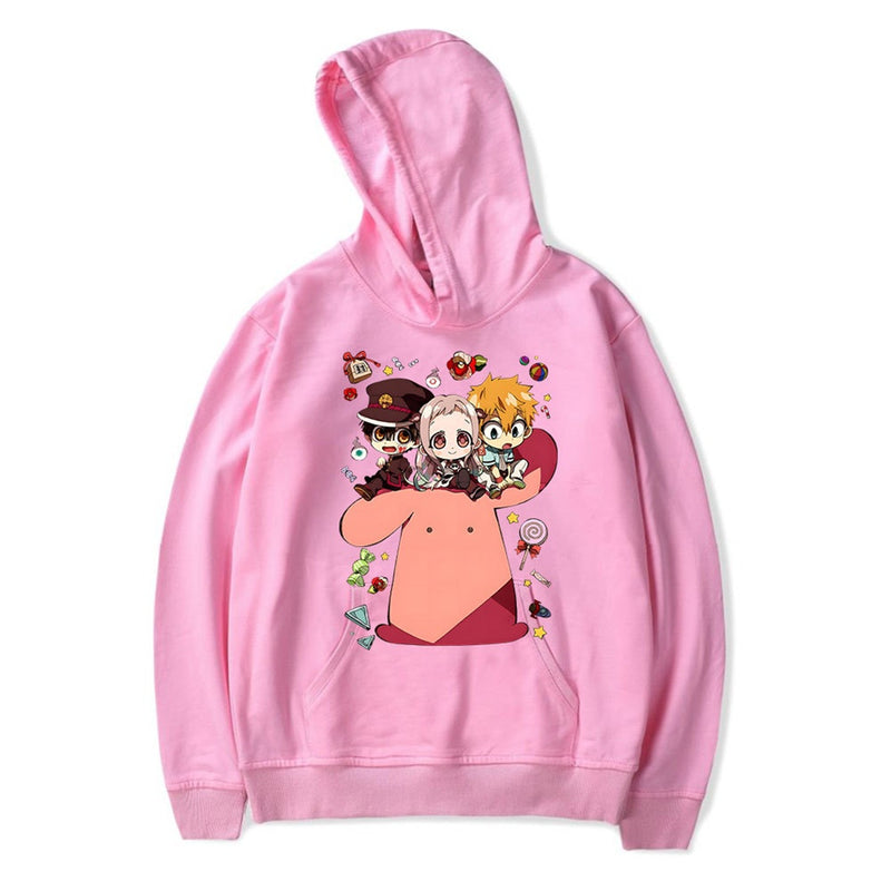 Adult Hanako Kun Cosplay Yugi Tsukasa Costume Cartoon Print Hoodie - AwwwCos