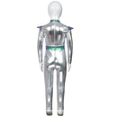 Adult Kid Alien Cosplay Roleplay Shiny Metallic Zipper Back Jumpsuit - AwwwCos
