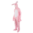 Adult Kids Girls Boys Christmas Rabbit Cosplay Costume Pink Jumpsuit Pajamas - AwwwCos