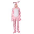 Adult Kids Girls Boys Christmas Rabbit Cosplay Costume Pink Jumpsuit Pajamas - AwwwCos