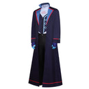 Adult Men Anime Hazbin COS Hotel Vox Cosplay Costume Trench Pants Gloves