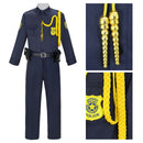 Adult Men Film Anime Nick Wilde Cosplay Costume Dark Blue Police Uniform - AwwwCos
