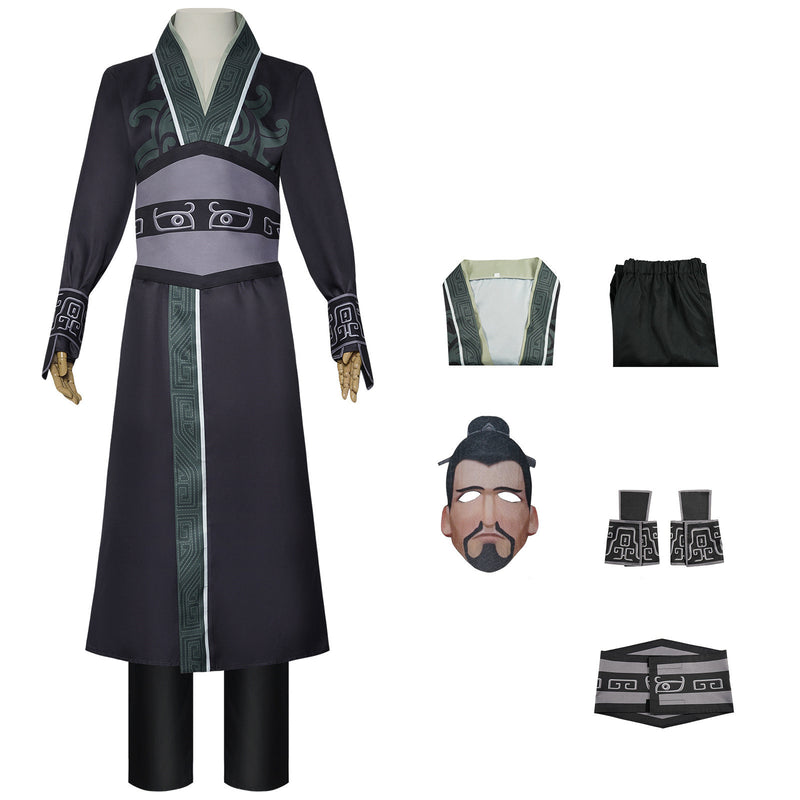 Adult Men Film Ne Zha Li Jing Cosplay Costume