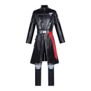 Adult Men Game Delta Force Warden Ghroth Cosplay Costume Faux Leather Outfits