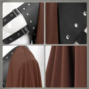 Adult Men Medieval Half Shoulder Cape Victorian Cloak Steampunk Shawl - AwwwCos