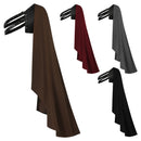 Adult Men Medieval Half Shoulder Cape Victorian Cloak Steampunk Shawl - AwwwCos