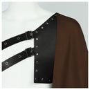 Adult Men Medieval Half Shoulder Cape Victorian Cloak Steampunk Shawl - AwwwCos