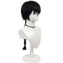 Adult Ranma Cosplay Wig 60 cm Black Dough-twist Pigtail - AwwwCos