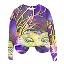 Adult Sweatshirts Round Neck Feather Printing Pullover Carnival Party Top - AwwwCos