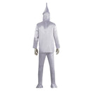 Adult The Wizard of Oz Iron Man Cosplay Costume Silvery Set Headgear - AwwwCos