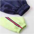 Adult Unisex 80s Retro Hip Hop Disco Green Tracksuit Colorblock Outfits - AwwwCos