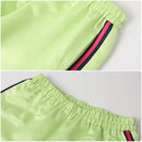 Adult Unisex 80s Retro Hip Hop Disco Green Tracksuit Colorblock Outfits - AwwwCos