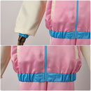 Adult Unisex 80s Retro Hip Hop Disco Pink Tracksuit Colorblock Outfits - AwwwCos