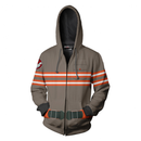 Adult Venkman Cosplay Ghost Hunter Costume 3D Printed Hoodie