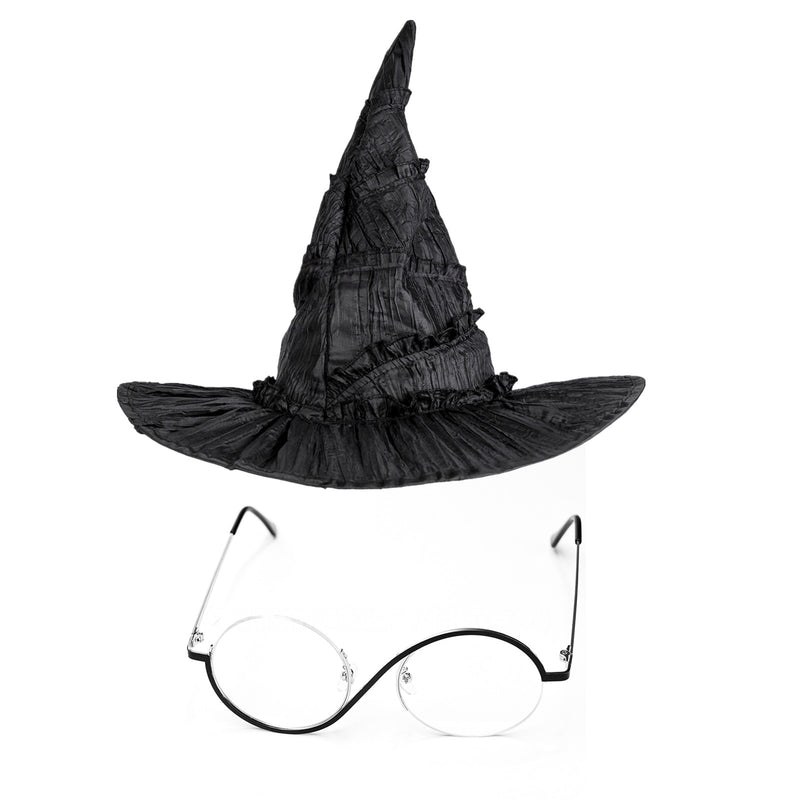 Adult Wicked Elphaba Cosplay Accessory Glasses Black Pointed Hat - AwwwCos