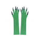 Adult Wicked Elphaba Cosplay Accessory Glasses Green Gloves with Nails - AwwwCos