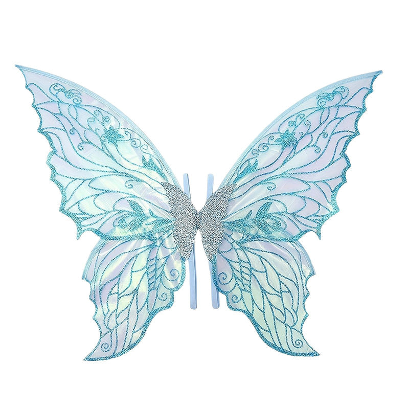 Adult Women 31.5"x18.9" Butterfly Cosplay Fairy Wings Ears Flower Garlands - AwwwCos