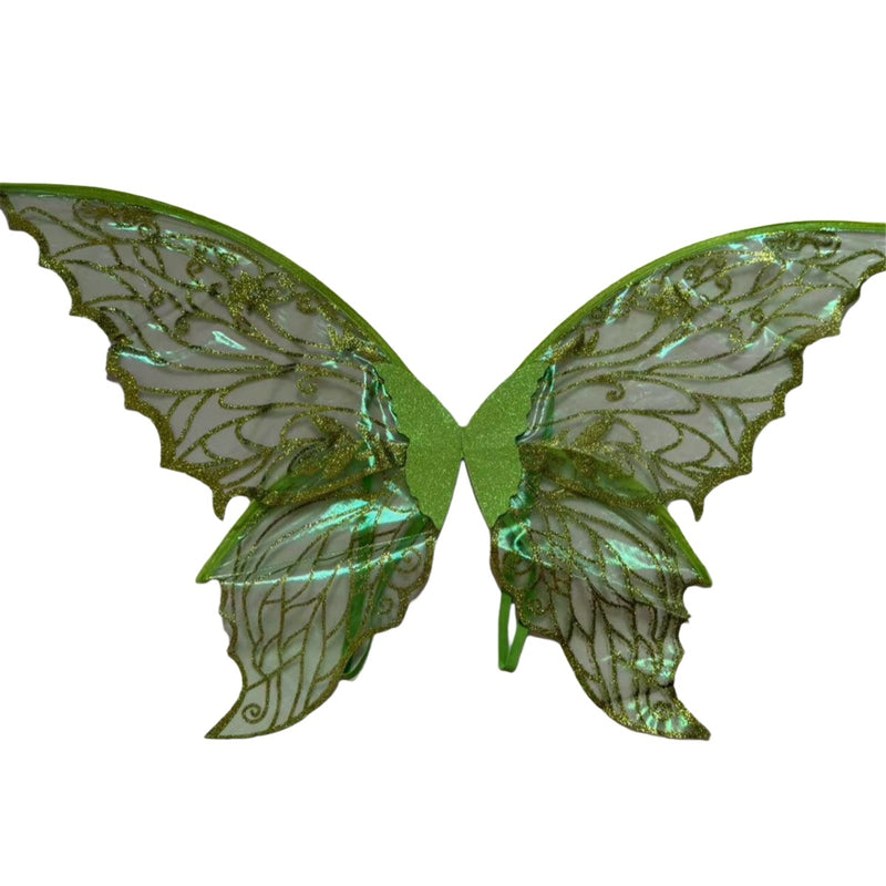 Adult Women 31.5"x18.9" Butterfly Cosplay Fairy Wings Ears Flower Garlands - AwwwCos