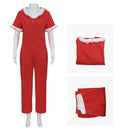 Adult Women Halloween Sally Cosplay Costume Red Suit - AwwwCos