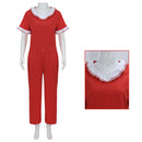 Adult Women Halloween Sally Cosplay Costume Red Suit - AwwwCos