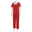 Adult Women Halloween Sally Cosplay Costume Red Suit - AwwwCos