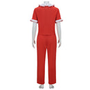 Adult Women Halloween Sally Cosplay Costume Red Suit - AwwwCos
