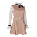 Adult Women Kids Movie M3gan Cosplay Costume Khaki Dress - AwwwCos