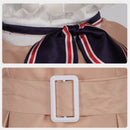 Adult Women Kids Movie M3gan Cosplay Costume Khaki Dress - AwwwCos