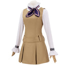 Adult Women Movie M3gan Cosplay Costume Khaki Dress - AwwwCos