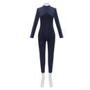 Adult Women Movie M3gan Cosplay Costume Navy Blue Jumpsuit - AwwwCos