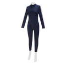 Adult Women Movie M3gan Cosplay Costume Navy Blue Jumpsuit - AwwwCos