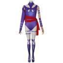 Adult Women Rivals Psylocke Cosplay Costume Purple Jumpsuit - AwwwCos
