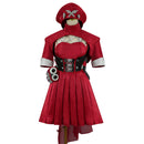 Adult Women Rivals Psylocke Cosplay Costume Red Dress - AwwwCos