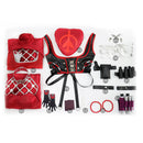 Adult Women Rivals Psylocke Cosplay Costume Red Dress - AwwwCos