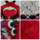 Adult Women Rivals Psylocke Cosplay Costume Red Dress - AwwwCos