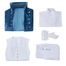 Hamilton Musical Alexandar Hamilton Cosplay Costume Dark Blue Uniform for Concert - AwwwCos