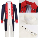 Musical Opera Hamilton Alexander Red Uniform Medieval Concert Cosplay Costume - AwwwCos