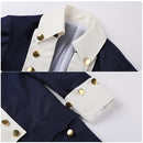 Musical Opera Hamilton Cosplay Costume Medieval Men Blue/White Uniform - AwwwCos