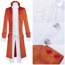 Hamilton Musical Alexandar Cosplay Costume Orange Uniform Medieval Outfit - AwwwCos