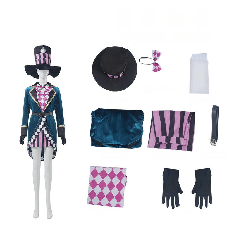 Alice Adventures in Wonderland The Mad Hatter Cosplay Costume - AwwwCos